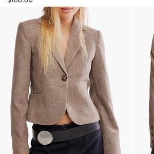 Free People Tan Blazer